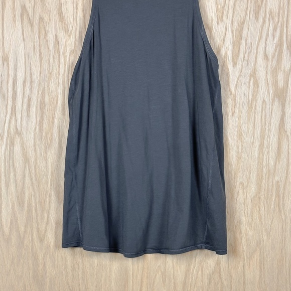 Lululemon All Tied Up Tank Split Back Heck Neck Tank Top Graphite Grey - Picture 6 of 12